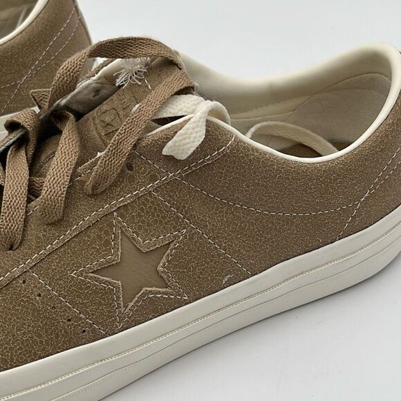 NWT CONVERSE Sneakers Men’s 11 One Star Academy Pro Low Khaki A07323C Suede - Picture 8 of 15